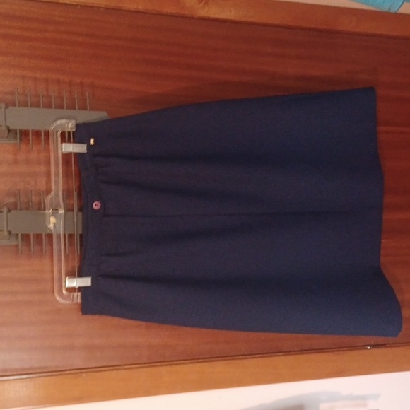 5 for $15 Vintage sz 14 Navy blue 24k pencil skirt - Picture 2 of 12